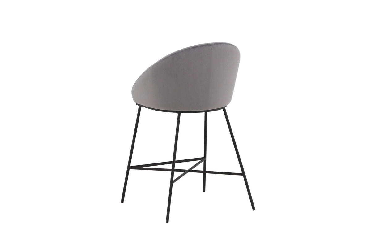 Velvet Barstuhl in Dunkelgrau präsentiert im Onlineshop von KAQTU Design AG. Barstuhl ist von Venture Home