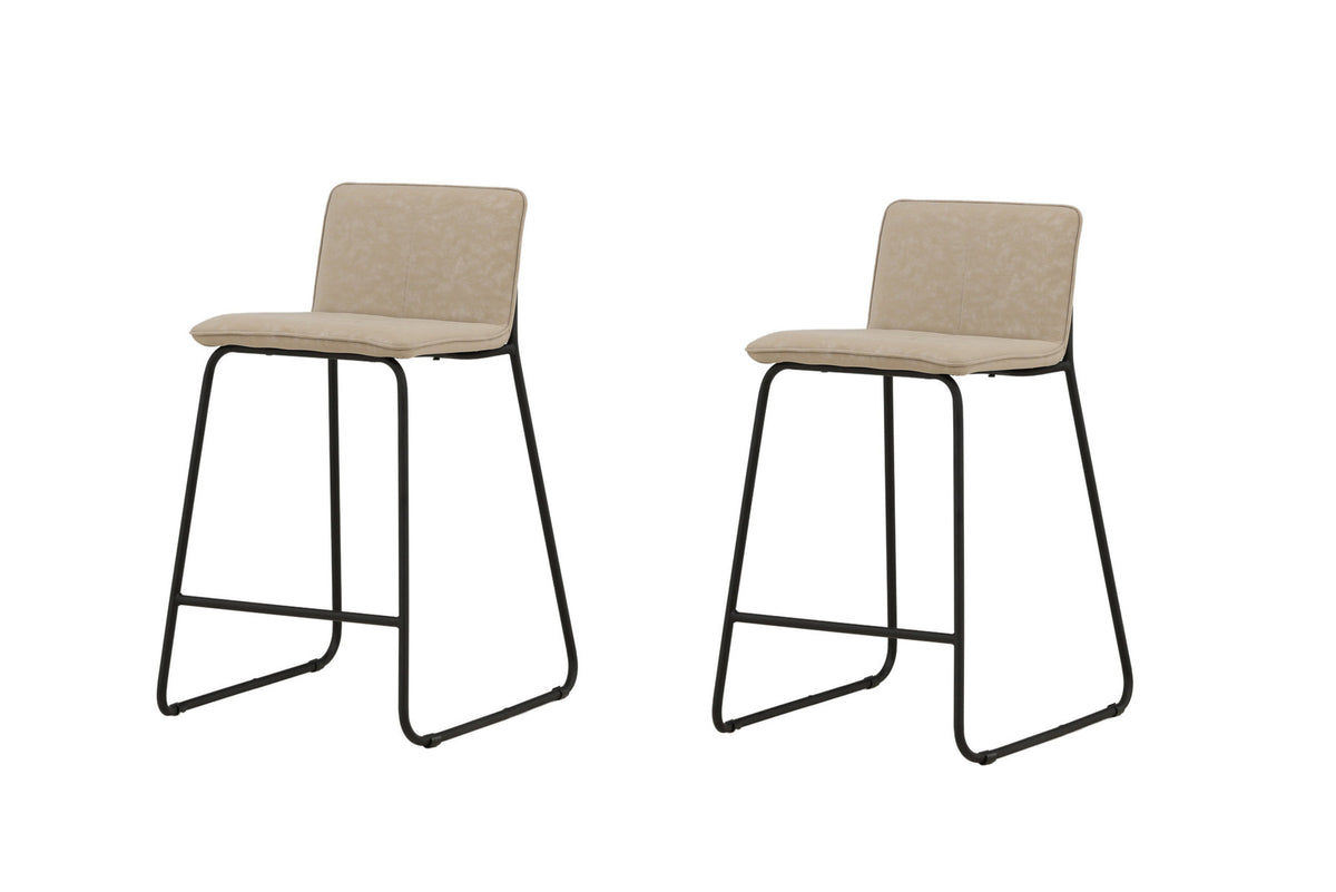 Bisbee Barstuhl in Beige präsentiert im Onlineshop von KAQTU Design AG. Barstuhl ist von Venture Home