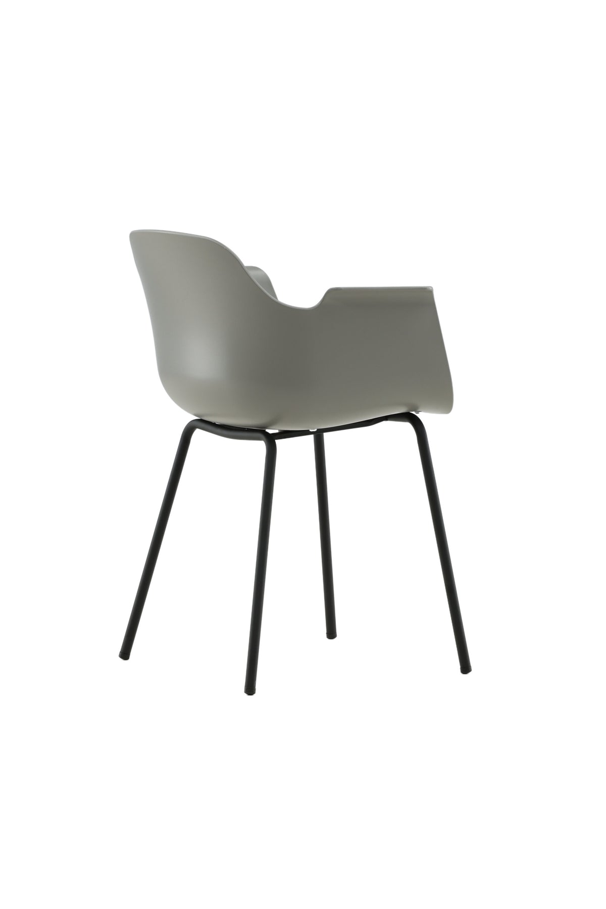 Comfort Plastic Stuhl in Grau präsentiert im Onlineshop von KAQTU Design AG. Stuhl mit Armlehne ist von Venture Home
