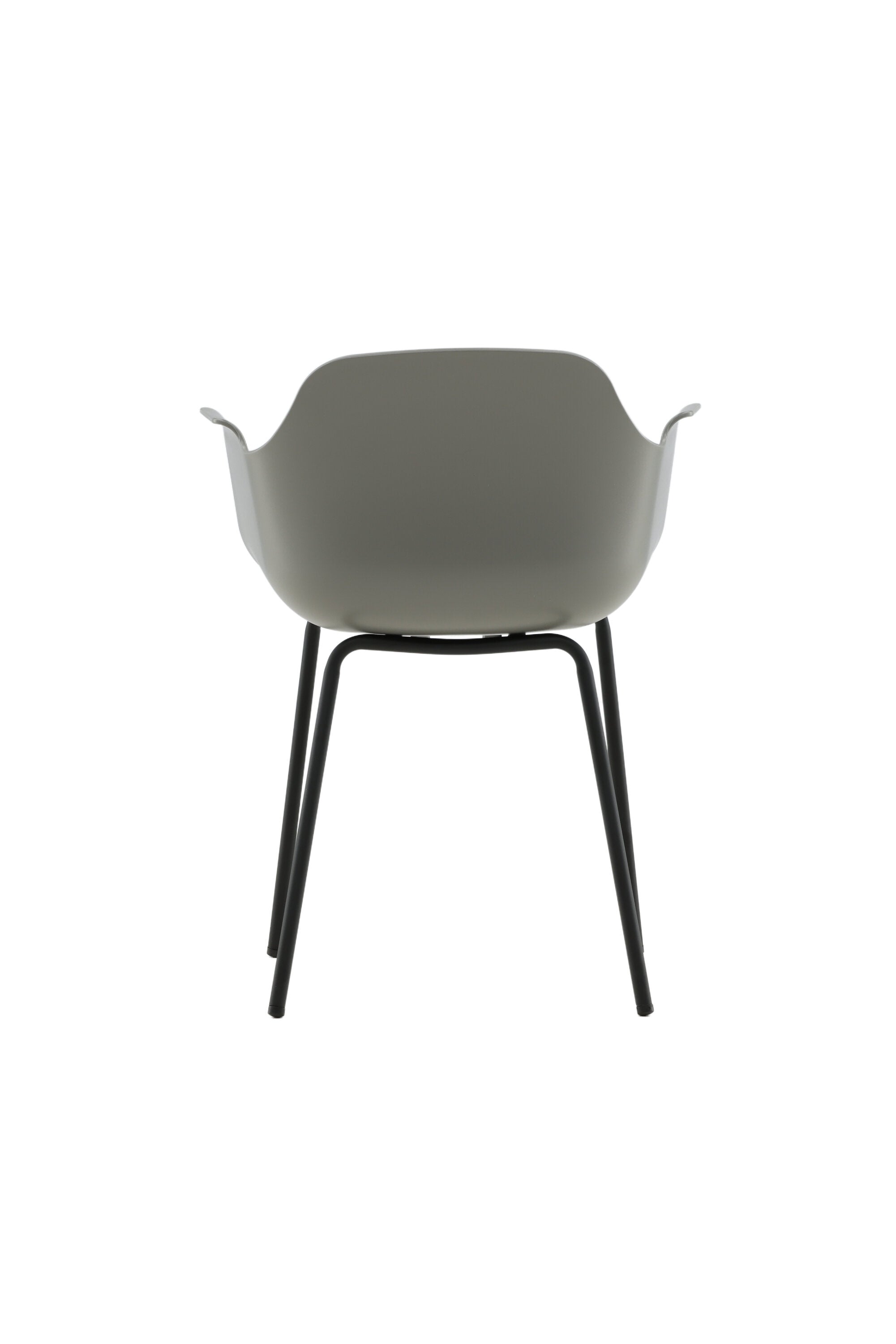 Comfort Plastic Stuhl in Grau präsentiert im Onlineshop von KAQTU Design AG. Stuhl mit Armlehne ist von Venture Home
