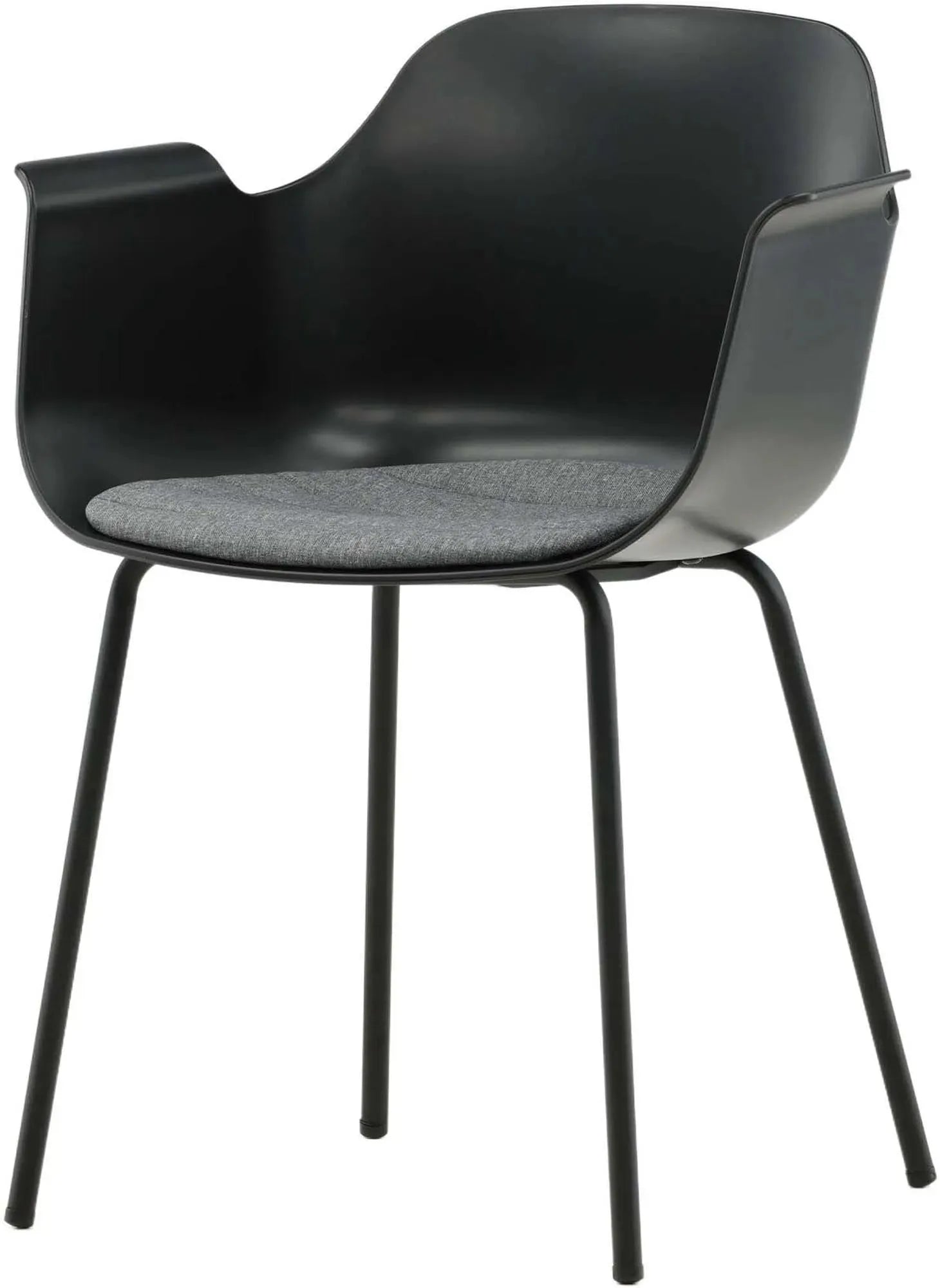 Stilvoller Comfort Plastic Stuhl von Venture Home in elegantem Weiß.
