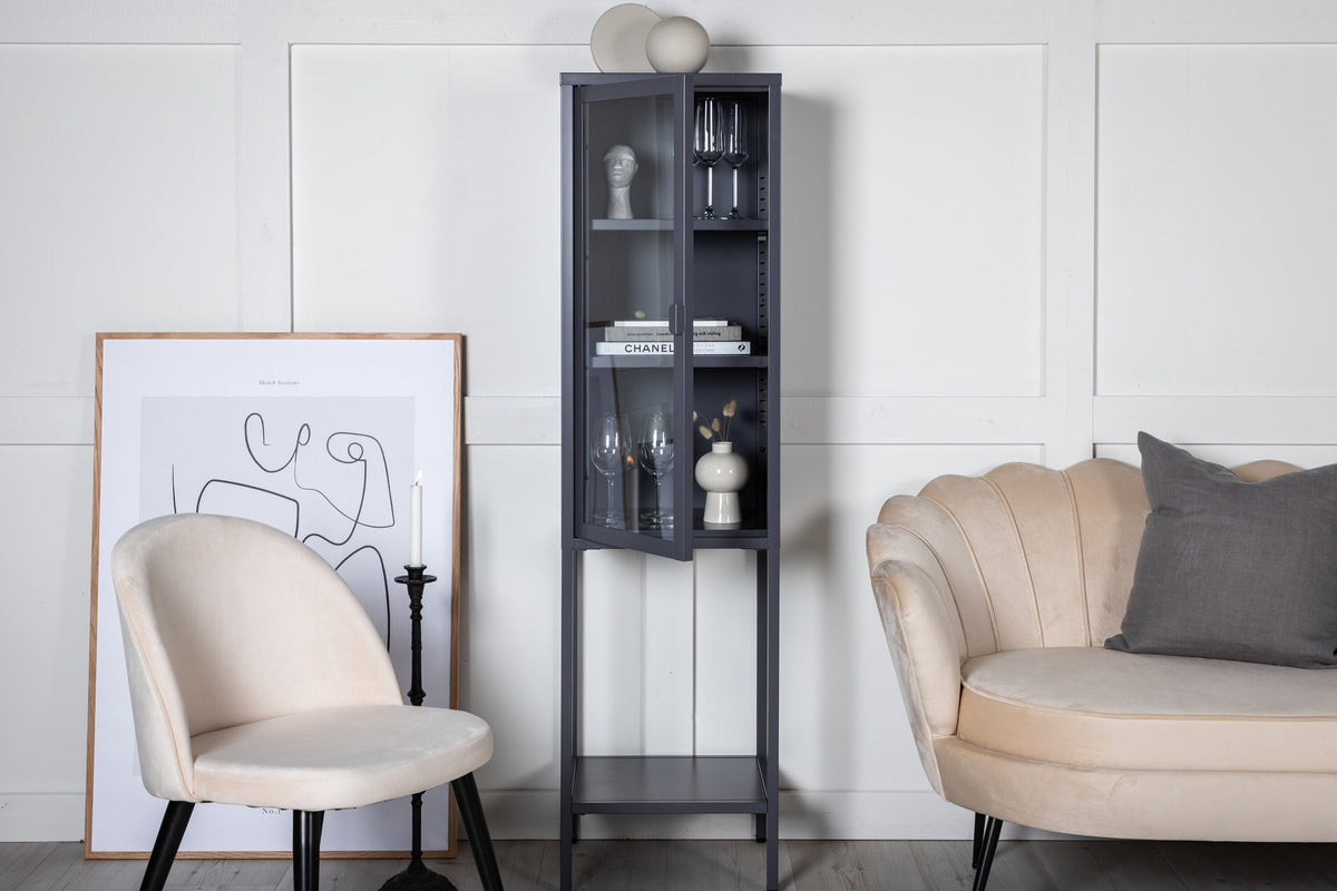 Mischa Kabinett in Grau präsentiert im Onlineshop von KAQTU Design AG. Cabinet ist von Venture Home