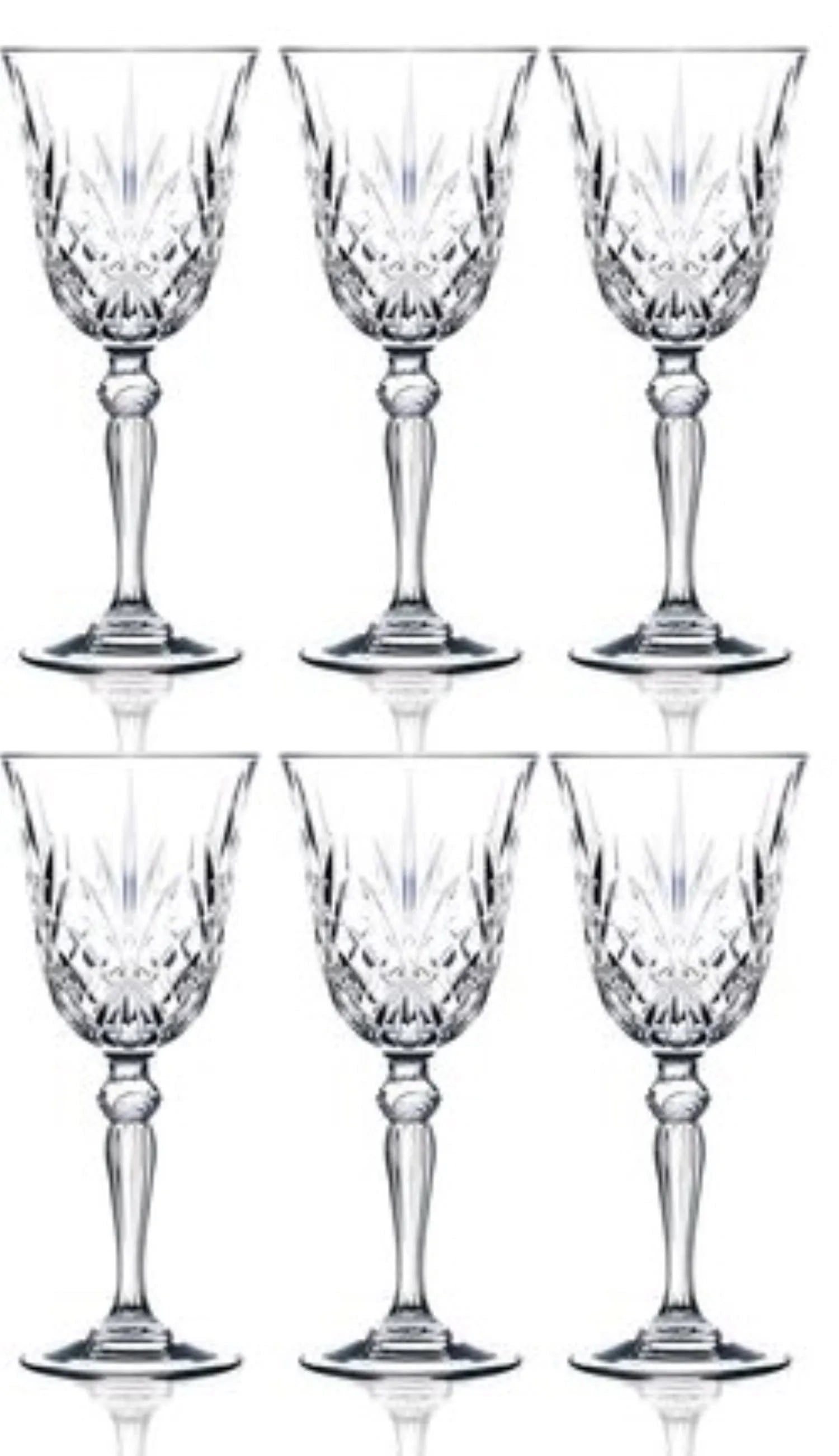 6er Set Melodia Weinglas Ø8.2 H19 cm, 21cl in Transparent präsentiert im Onlineshop von KAQTU Design AG. Glas ist von RCR