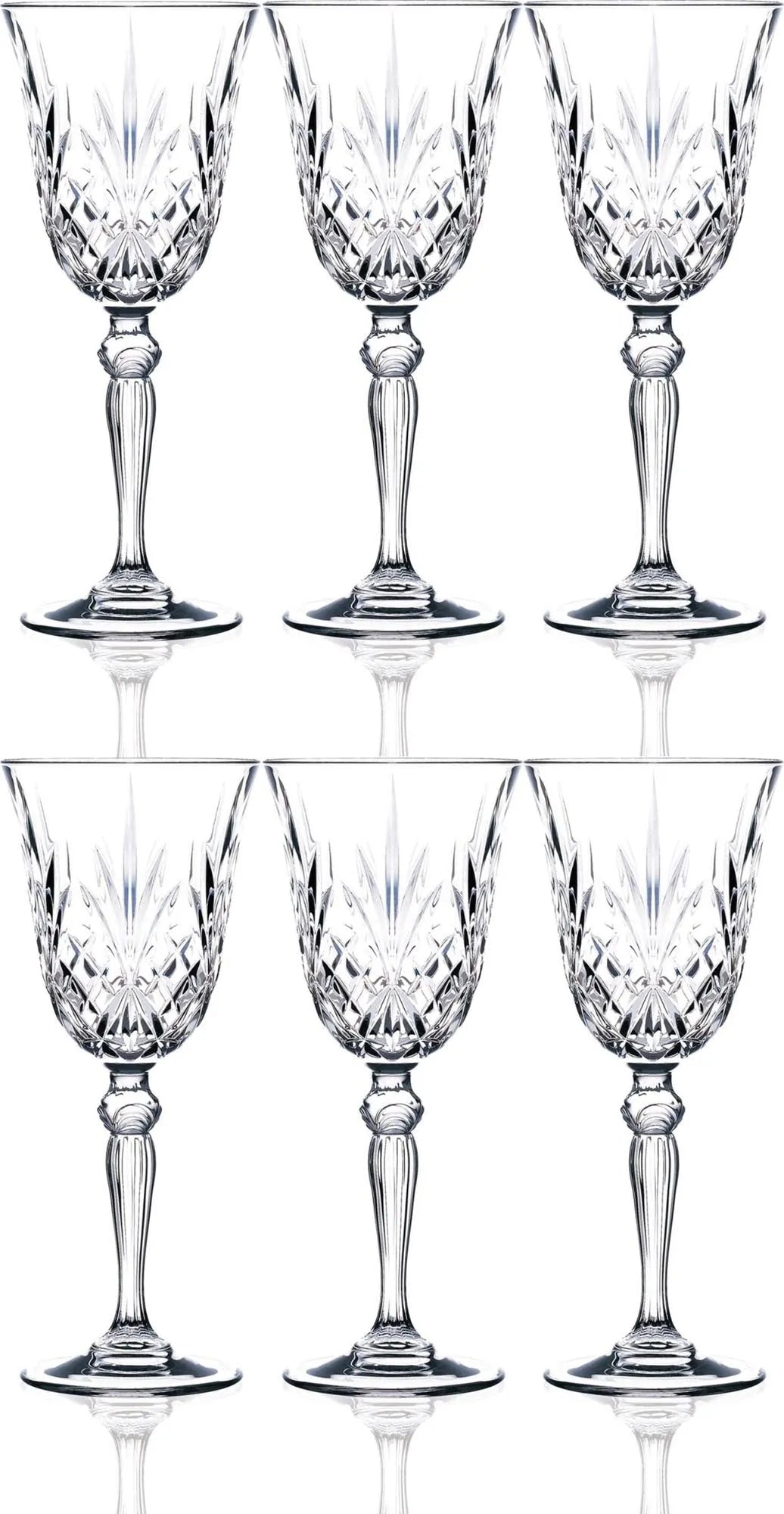 Elegantes 6er Set RCR Melodia Weingläser, 5cl, aus hochwertigem Kristallglas, bruchsicher, spülmaschinenfest, für stilvollen Weingenuss.