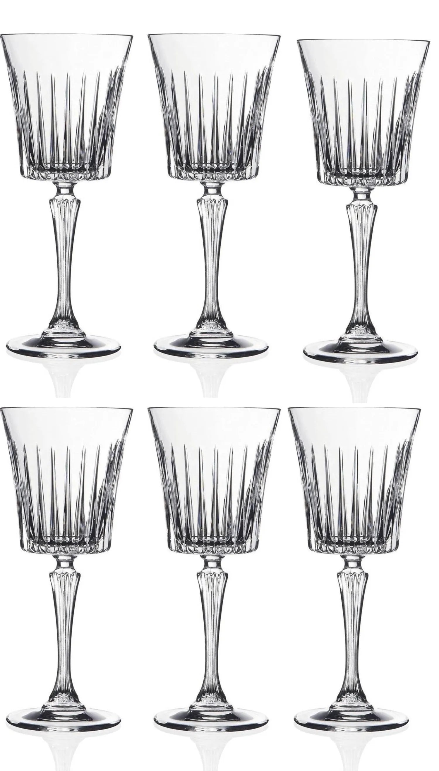 6er Set Timeless Weinglas Ø8.9 H20.9 cm, 30cl in Transparent präsentiert im Onlineshop von KAQTU Design AG. Glas ist von RCR