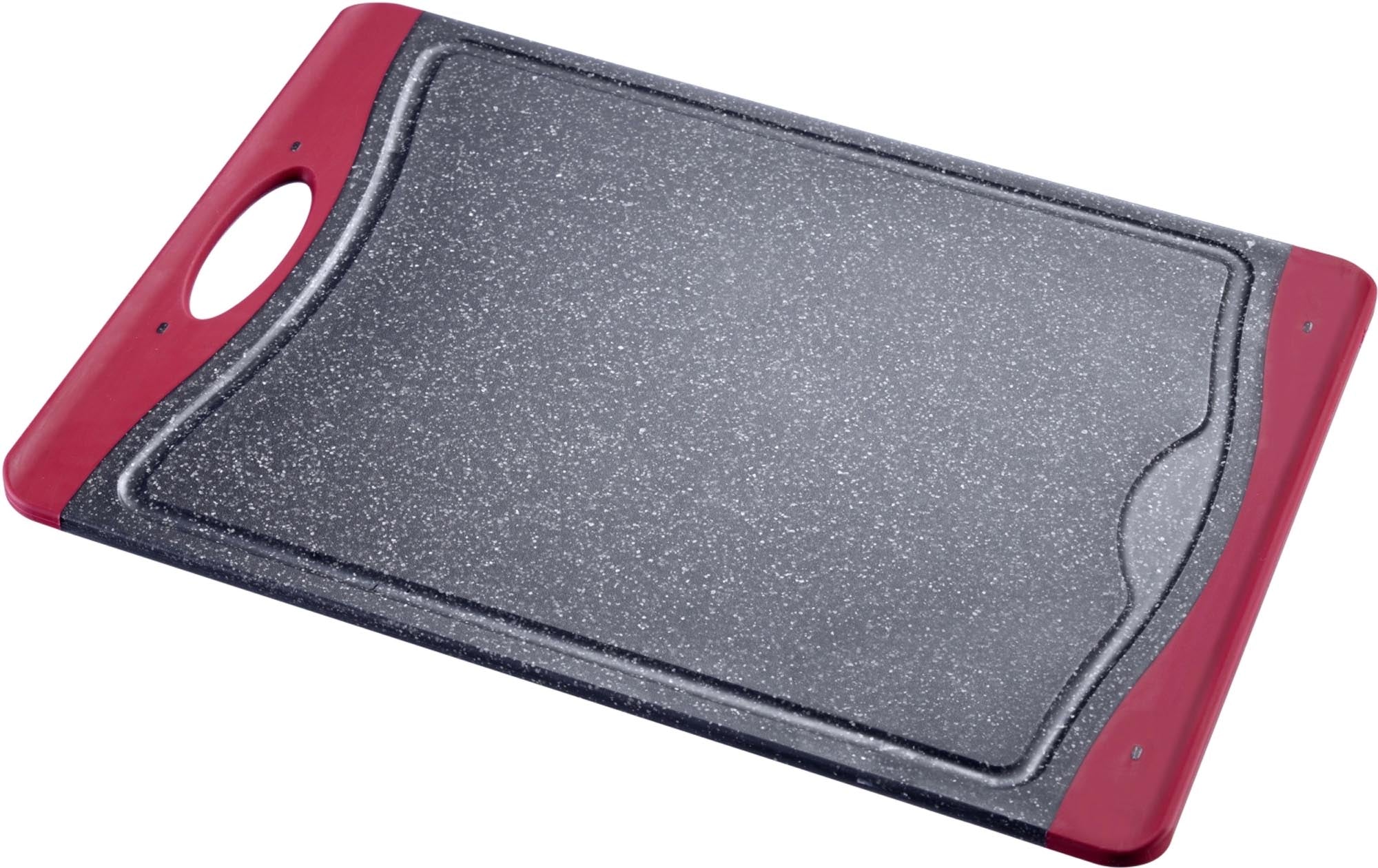 Schneidebrett rutschfest, granit, 43x31x1cm in Rot präsentiert im Onlineshop von KAQTU Design AG. Schneidbrett ist von Westmark