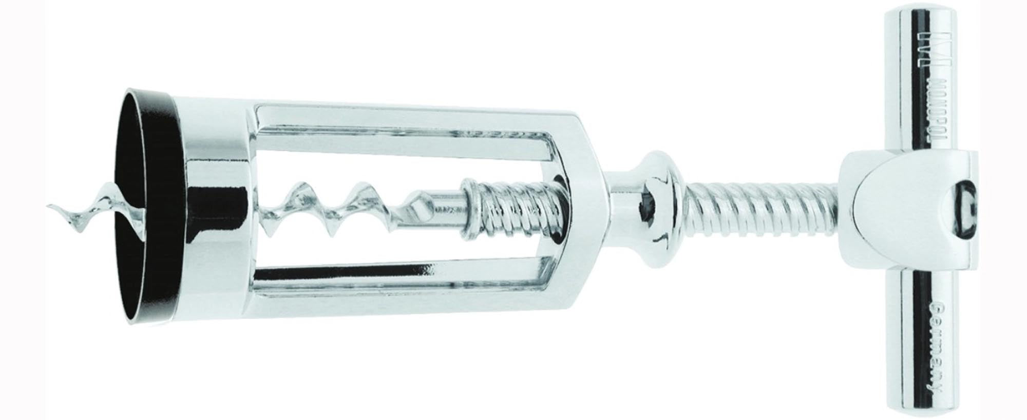 Glockenkorkenzieher Chiantiu.GK, verch, 15.5x7x3.5cm in Silber präsentiert im Onlineshop von KAQTU Design AG. Barzubehör ist von Westmark