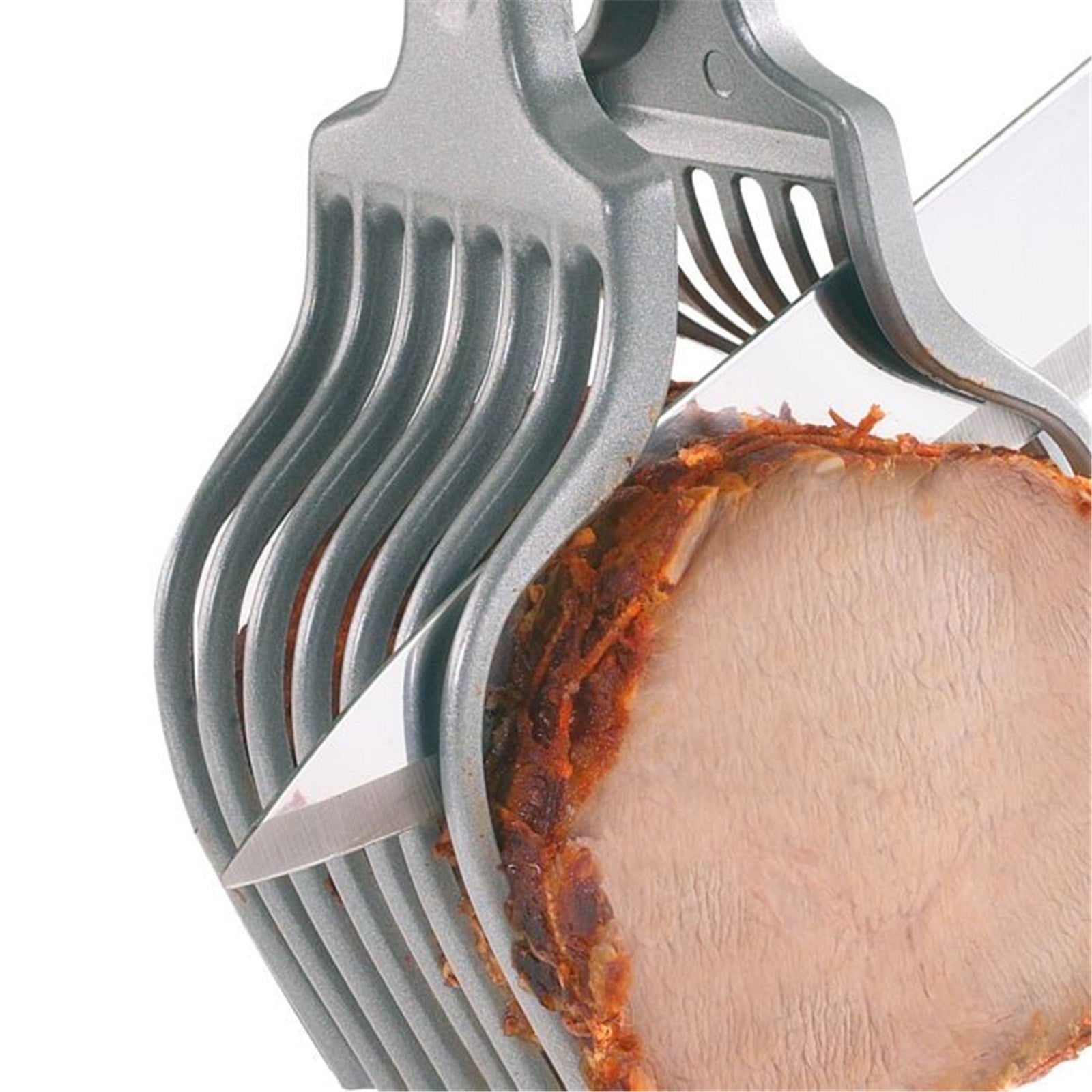 Die Westmark Tranchierhilfe Tranchetta (25.5x7.5x6.5cm) ermöglicht exaktes Schneiden von Fleisch und Zutaten für perfekte Ergebnisse.
