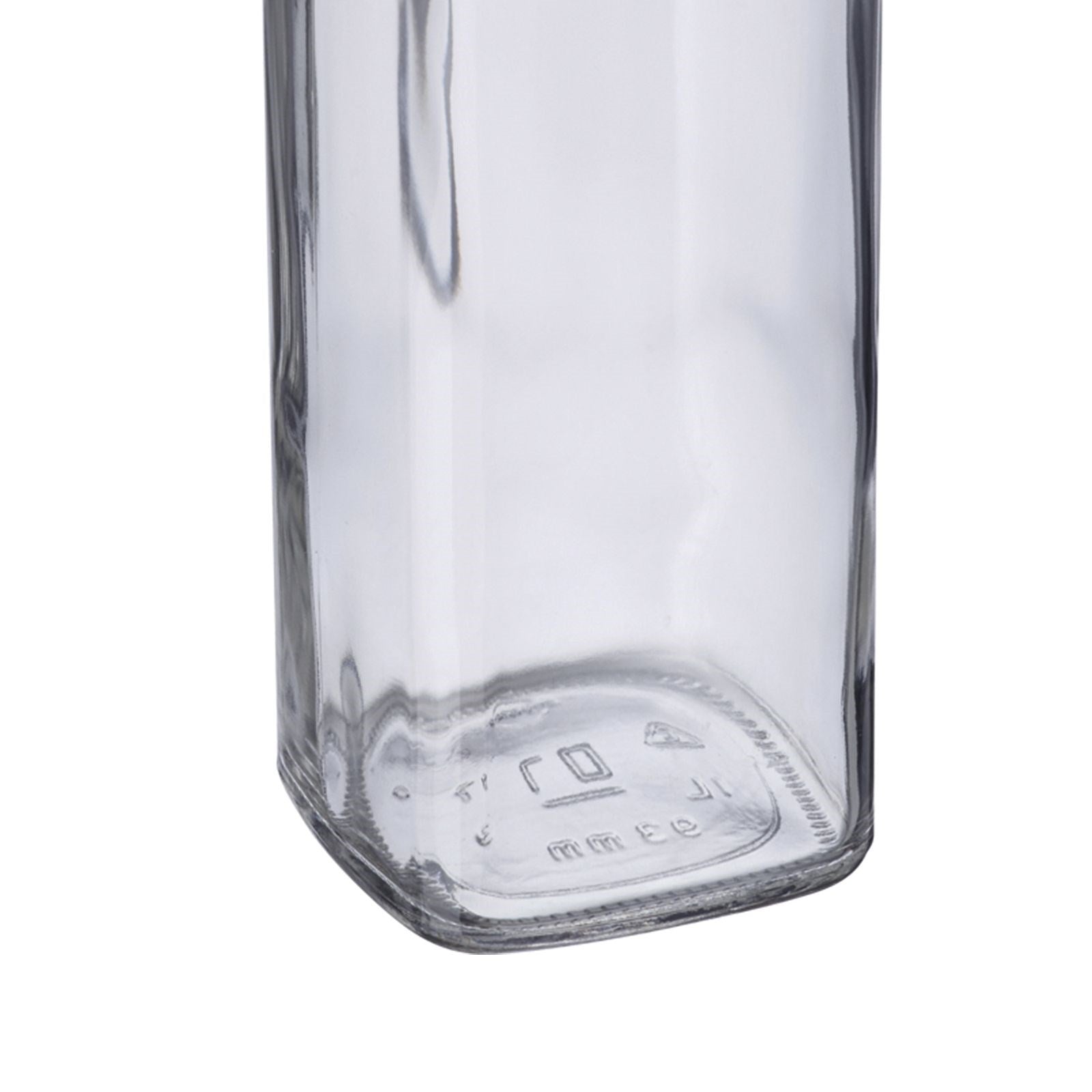 Elegante 1l Bügelverschlussflasche von Westmark, ideal für Getränke und Dekoration, inklusive praktischem Anhänger.