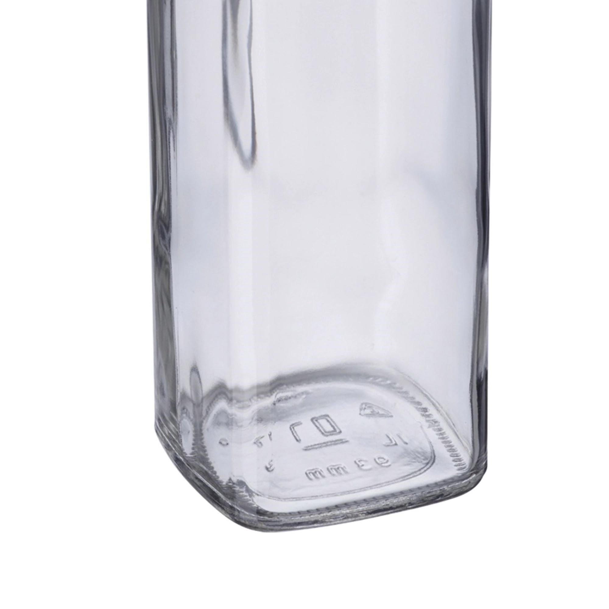 Elegante 1l Bügelverschlussflasche von Westmark, ideal für Getränke und Dekoration, inklusive praktischem Anhänger.