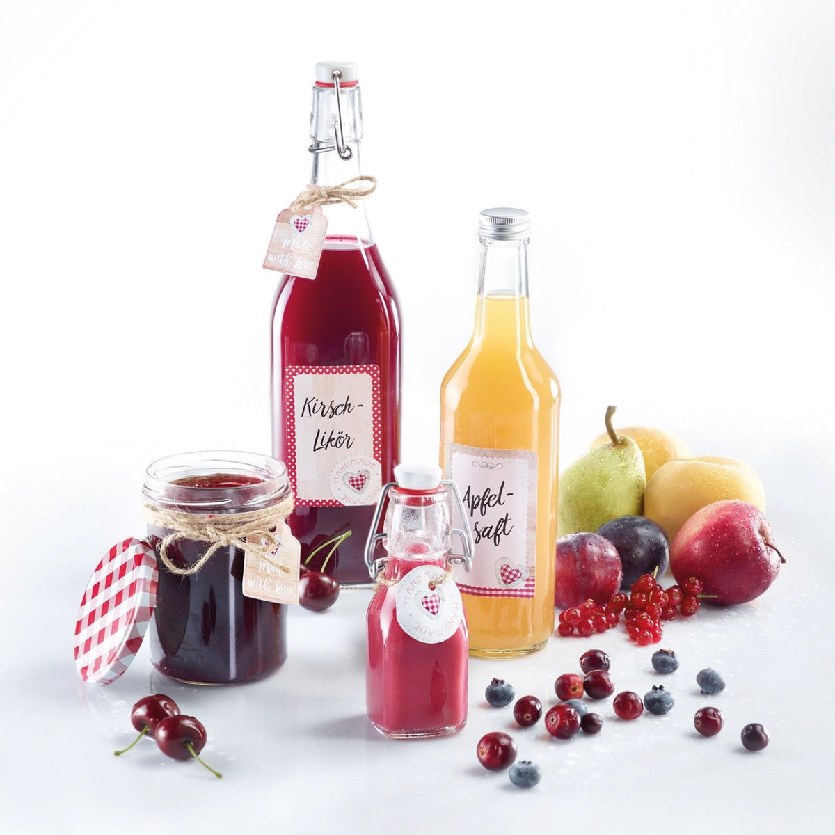 Gradhalsflasche 250ml, m. 28 mm Schraubdeckel in Transparent präsentiert im Onlineshop von KAQTU Design AG. Aufbewahrungsbehälter ist von Westmark