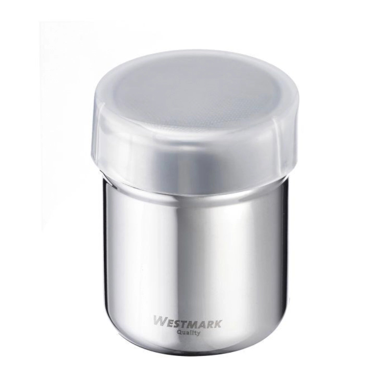 Shaker di zucchero a velo con una copertura client