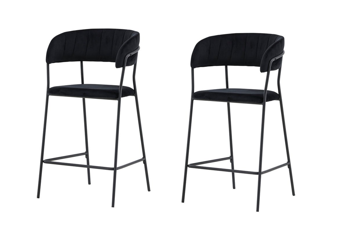 Lui Barstuhl in Schwarz präsentiert im Onlineshop von KAQTU Design AG. Barstuhl ist von Venture Home