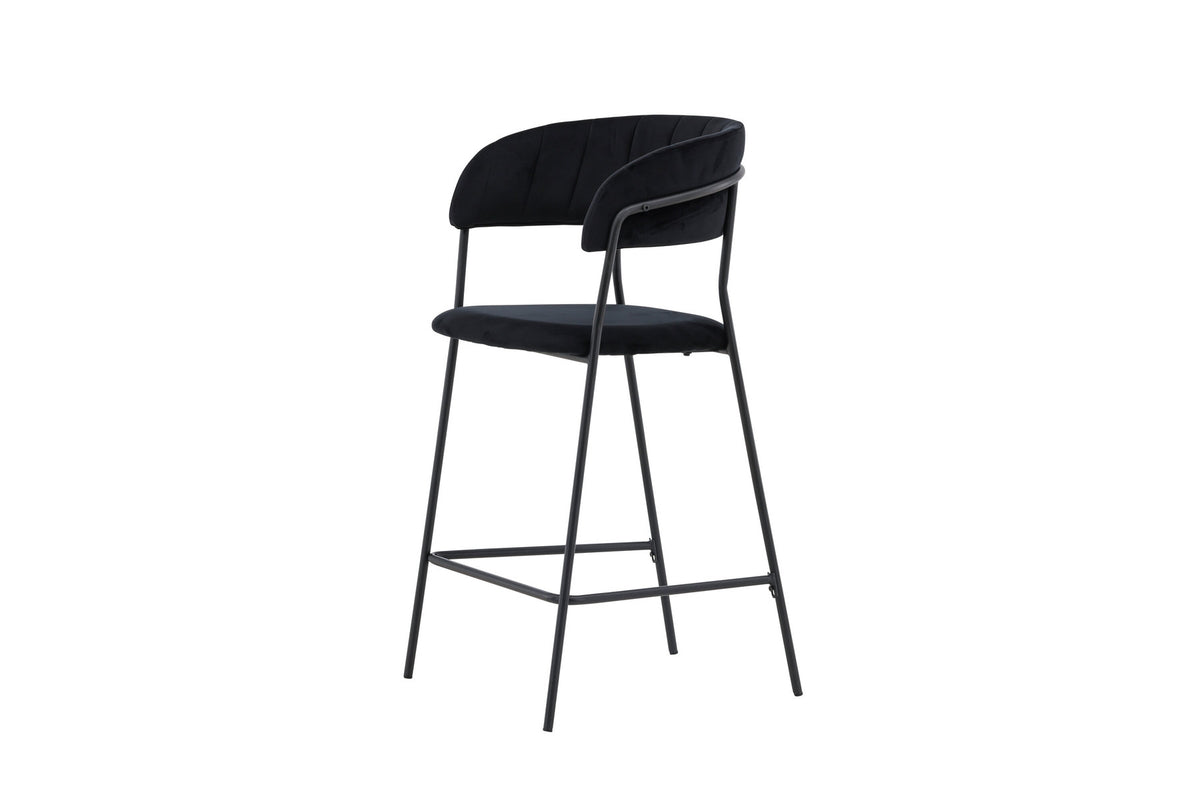 Lui Barstuhl in Schwarz präsentiert im Onlineshop von KAQTU Design AG. Barstuhl ist von Venture Home