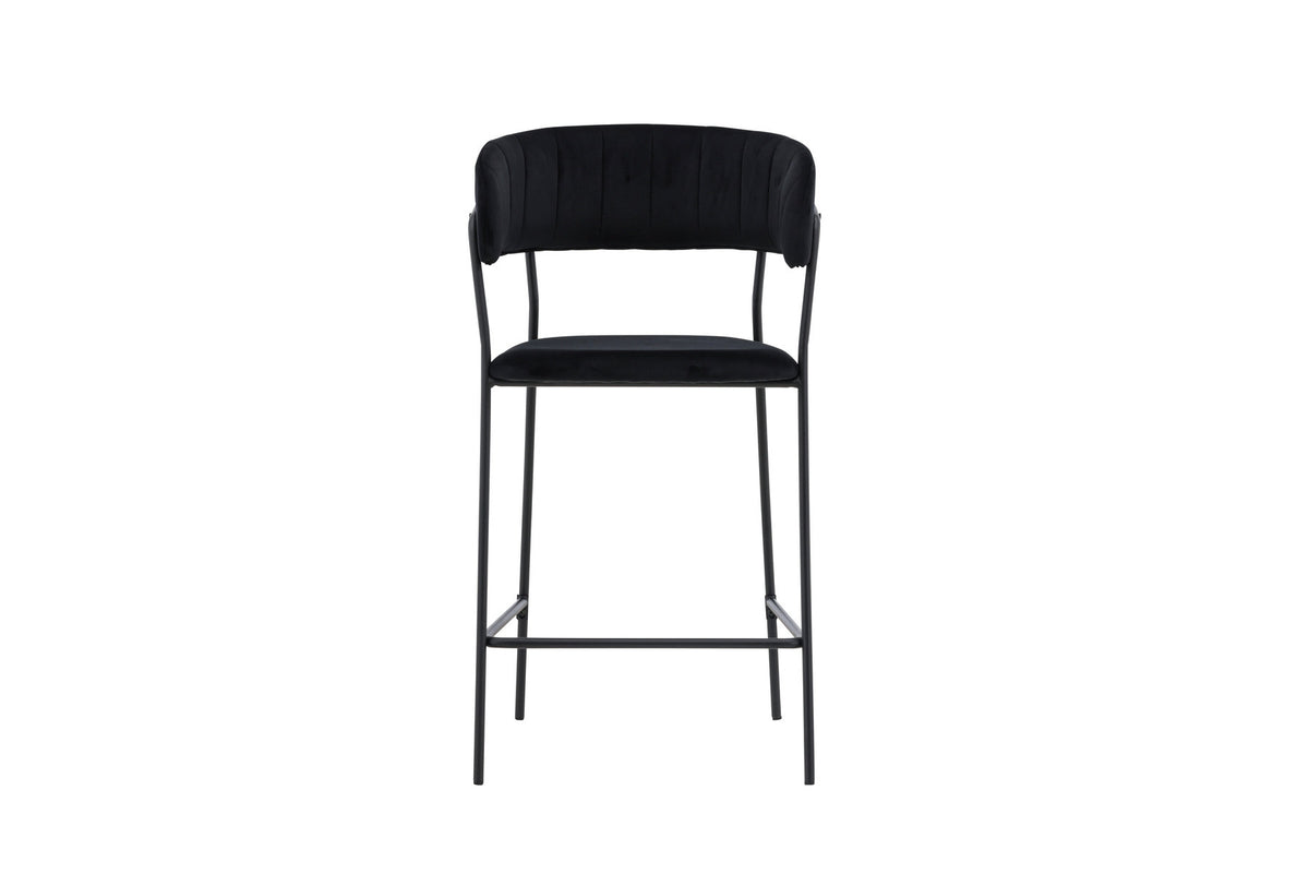Lui Barstuhl in Schwarz präsentiert im Onlineshop von KAQTU Design AG. Barstuhl ist von Venture Home
