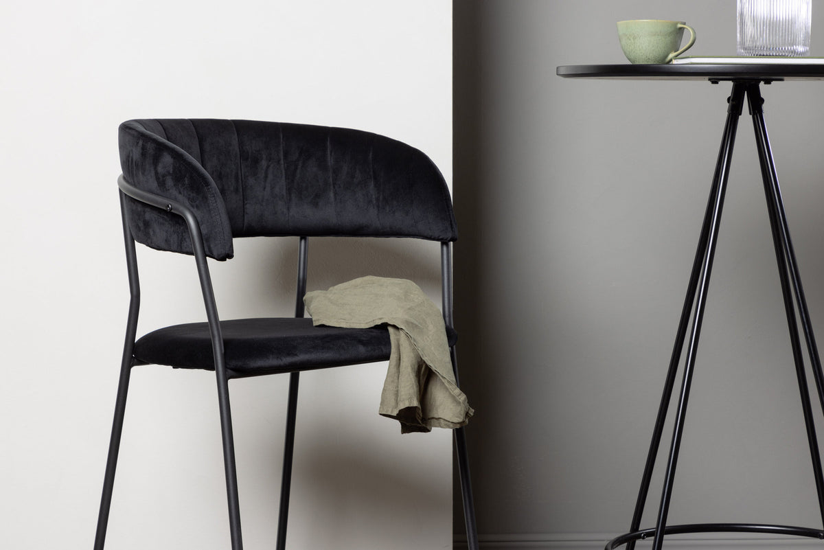 Lui Barstuhl in Schwarz präsentiert im Onlineshop von KAQTU Design AG. Barstuhl ist von Venture Home