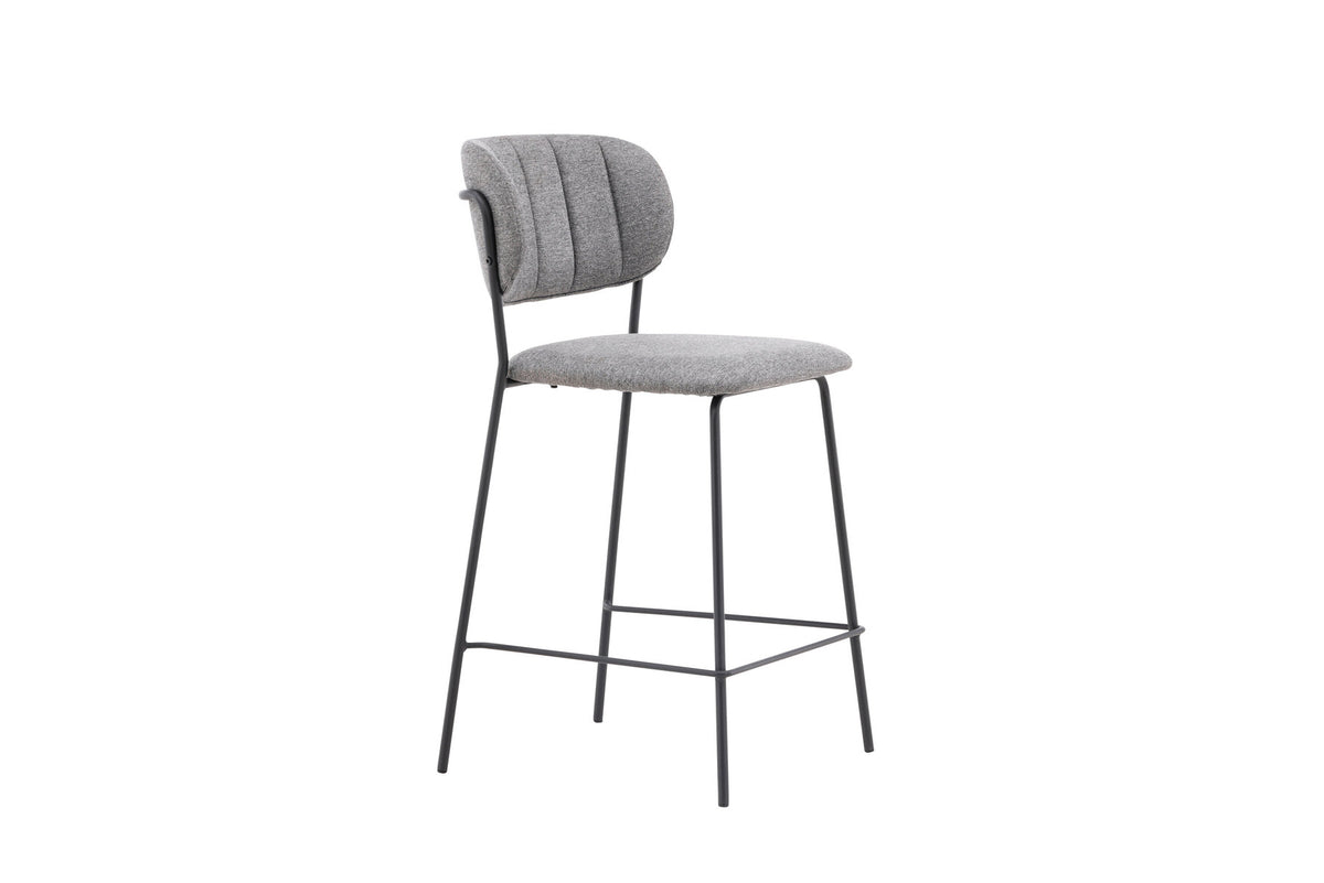 Glockenstuhl in Grau präsentiert im Onlineshop von KAQTU Design AG. Barstuhl ist von Venture Home