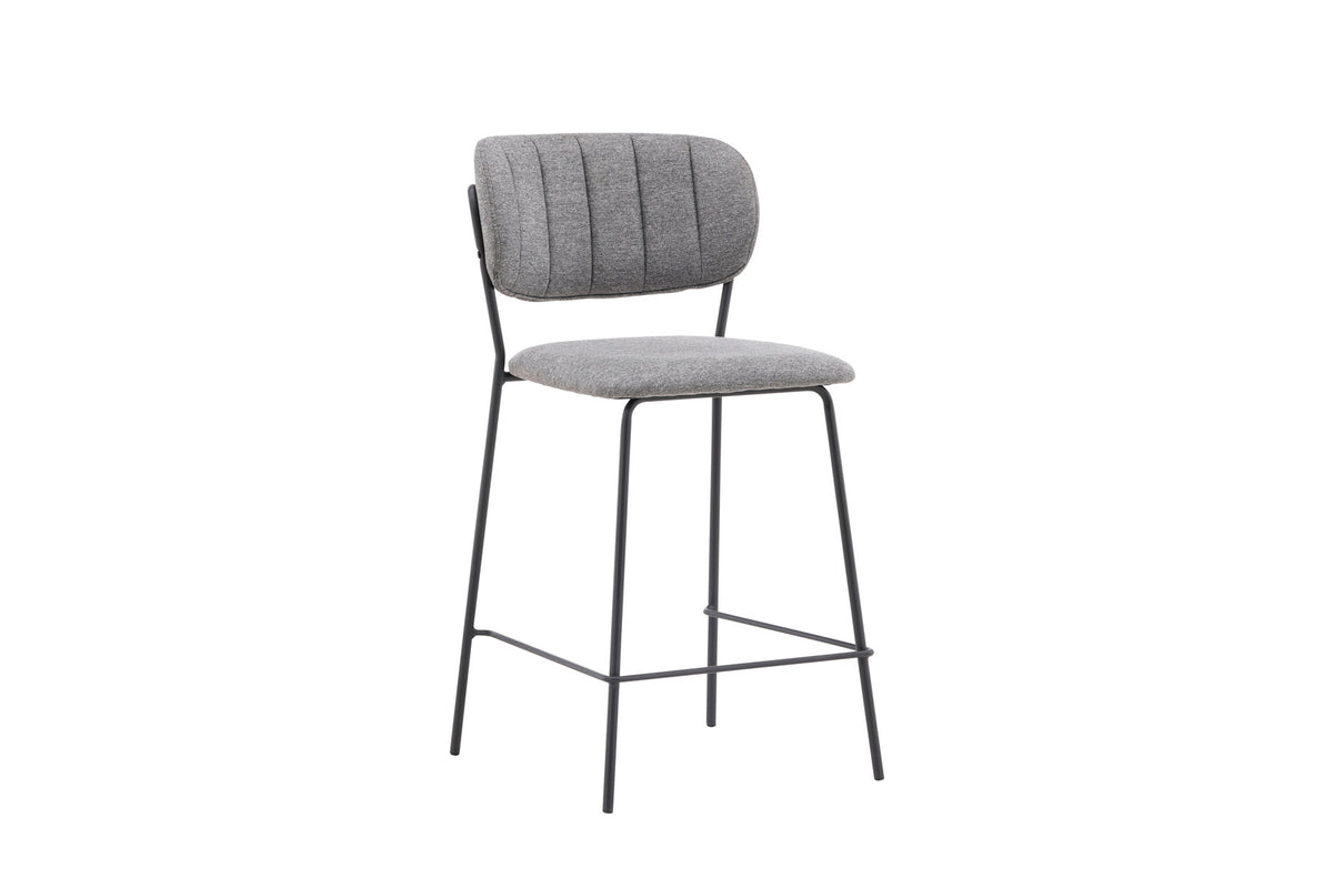 Glockenstuhl in Grau präsentiert im Onlineshop von KAQTU Design AG. Barstuhl ist von Venture Home