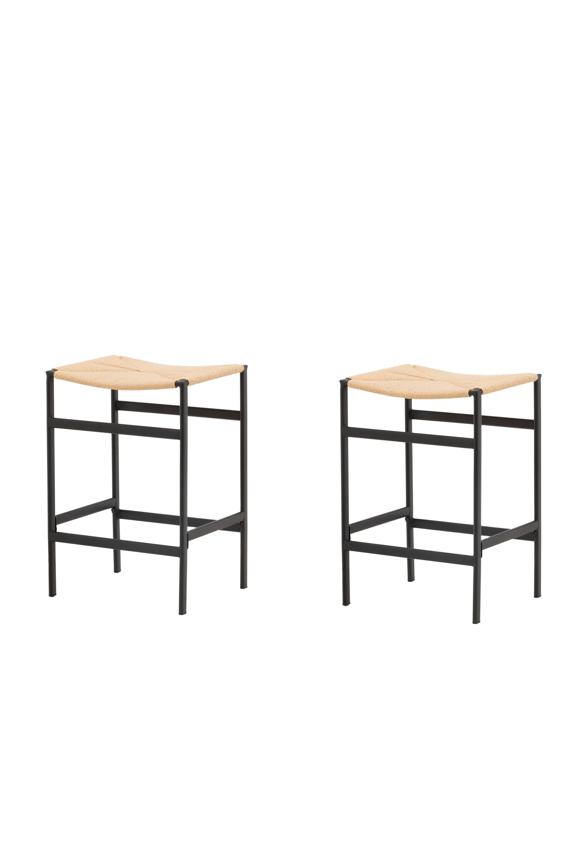 Polly Barstuhl in Natur präsentiert im Onlineshop von KAQTU Design AG. Barhocker ist von Venture Home