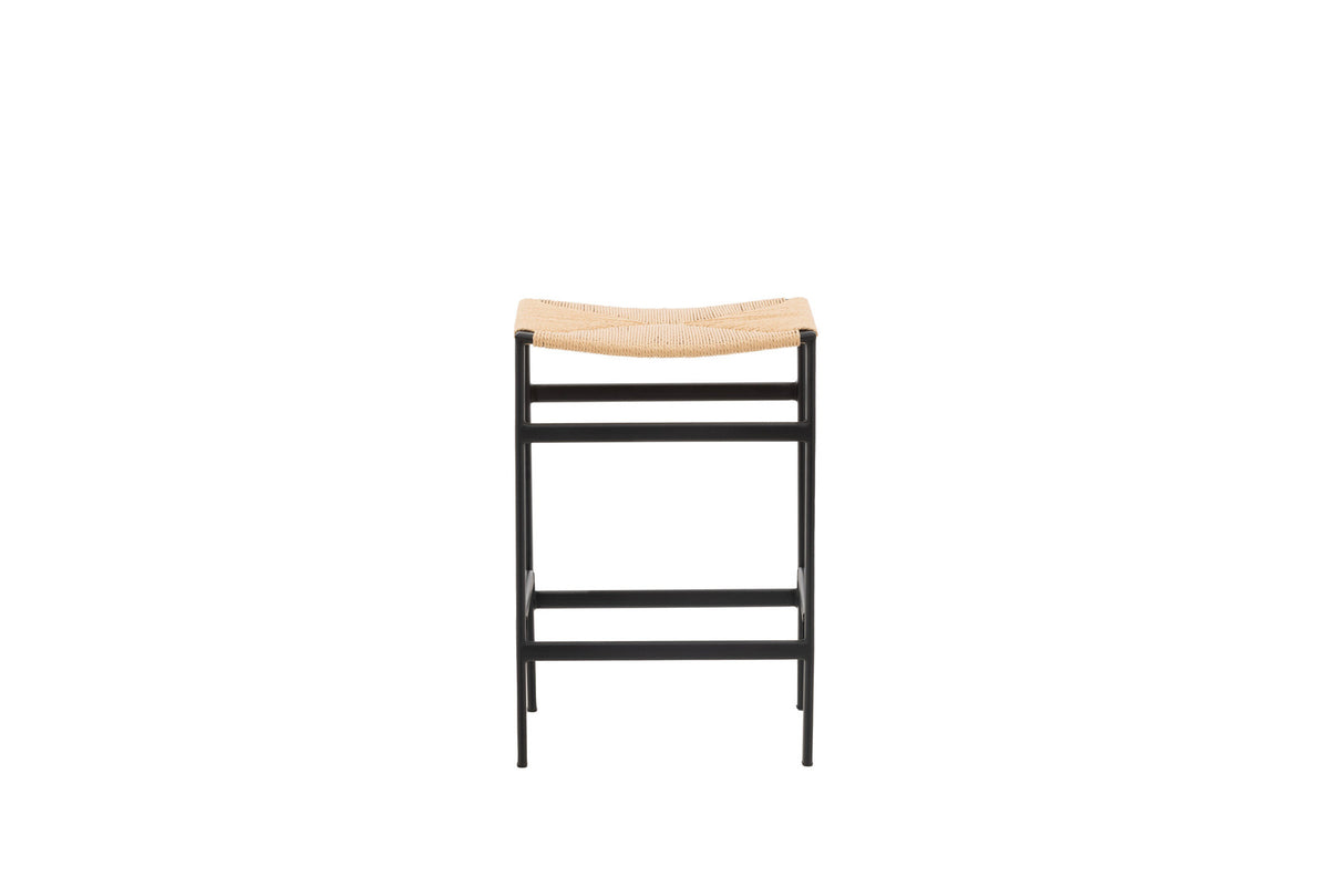 Polly Barstuhl in Natur präsentiert im Onlineshop von KAQTU Design AG. Barhocker ist von Venture Home