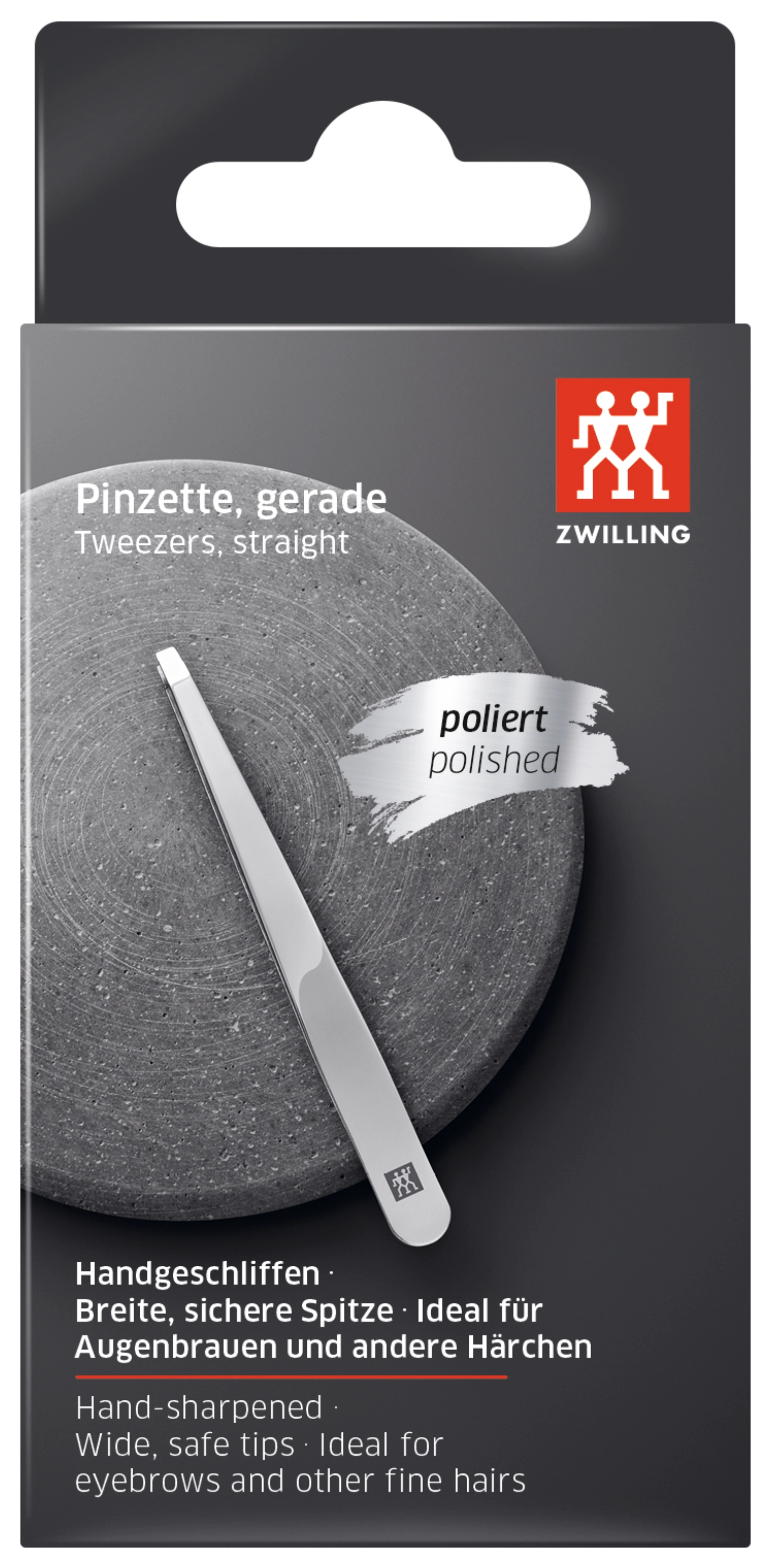 Zwilling 90mm Pinzette: Hochwertige Präzision für exakte Pflege.
