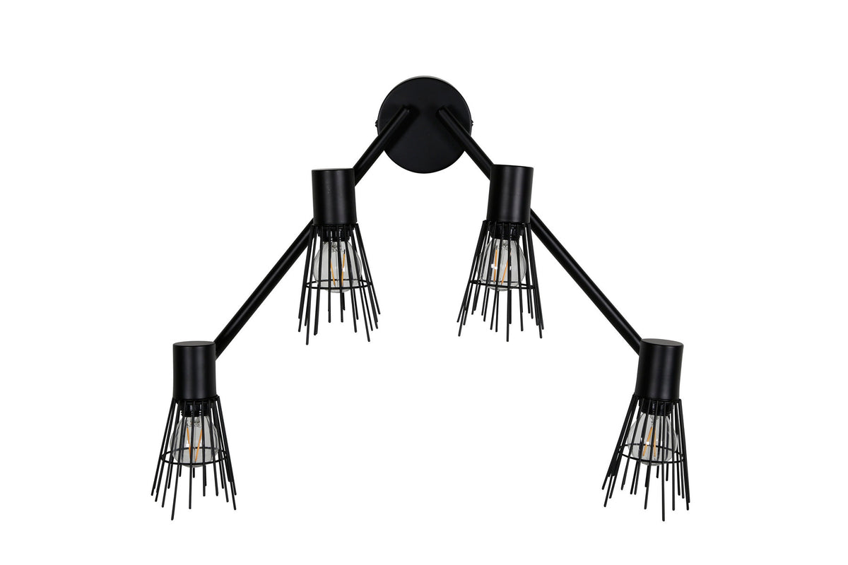 Pico Wandleuchte in Schwarz präsentiert im Onlineshop von KAQTU Design AG. Wandleuchte ist von Venture Home