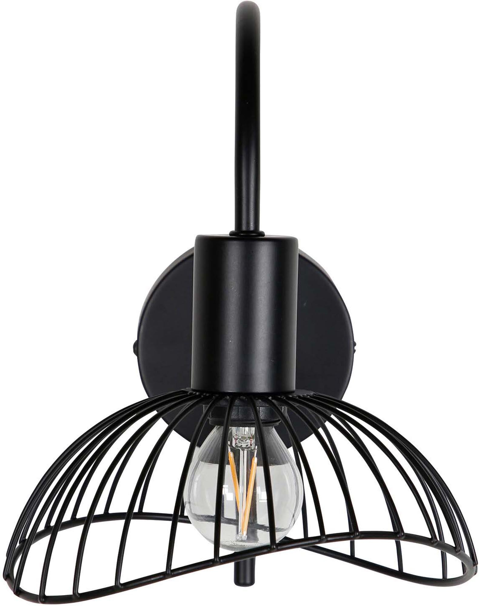 Elsa Wandleuchte in Schwarz präsentiert im Onlineshop von KAQTU Design AG. Wandleuchte ist von Venture Home