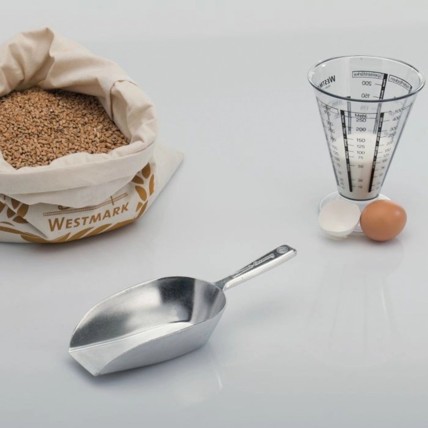 Haushaltsschaufel Hygia von Westmark, 21x7x4cm, 210ml, ideal für präzises Abmessen und Portionieren in der Küche.