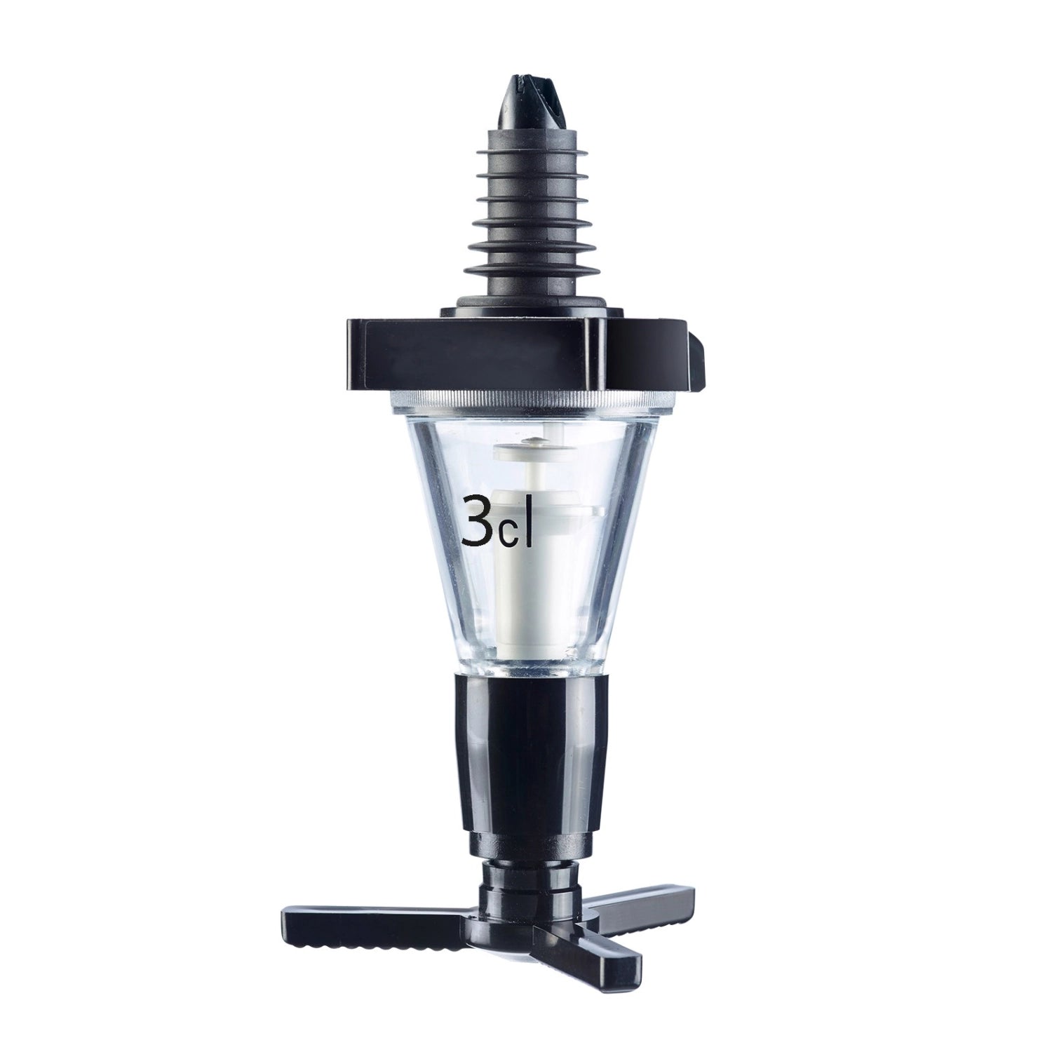 Spirituosen-Dosiergerät Standard 3cl im Polybeutel in Schwarz präsentiert im Onlineshop von KAQTU Design AG. Barzubehör ist von Westmark