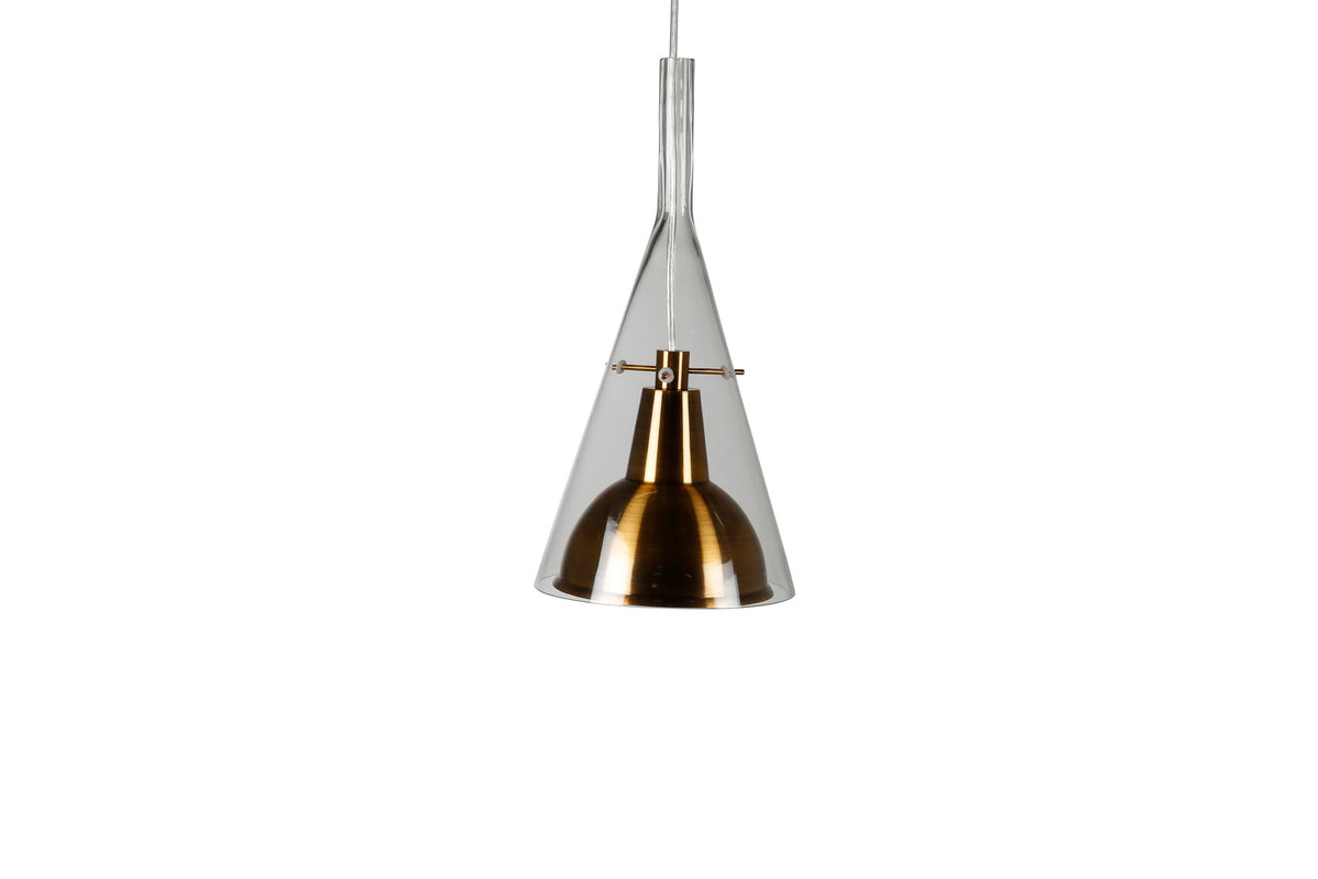 Sirius Pendelleuchte in Gold präsentiert im Onlineshop von KAQTU Design AG. Pendelleuchte ist von Venture Home