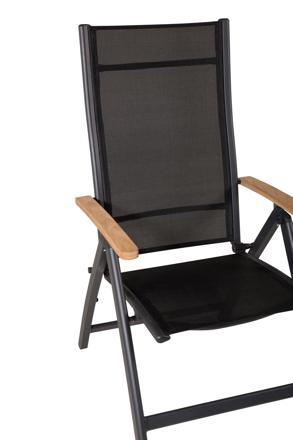 Panama Gartenstuhl Light in Schwarz präsentiert im Onlineshop von KAQTU Design AG. Gartenstuhl mit Armlehnen ist von Venture Home