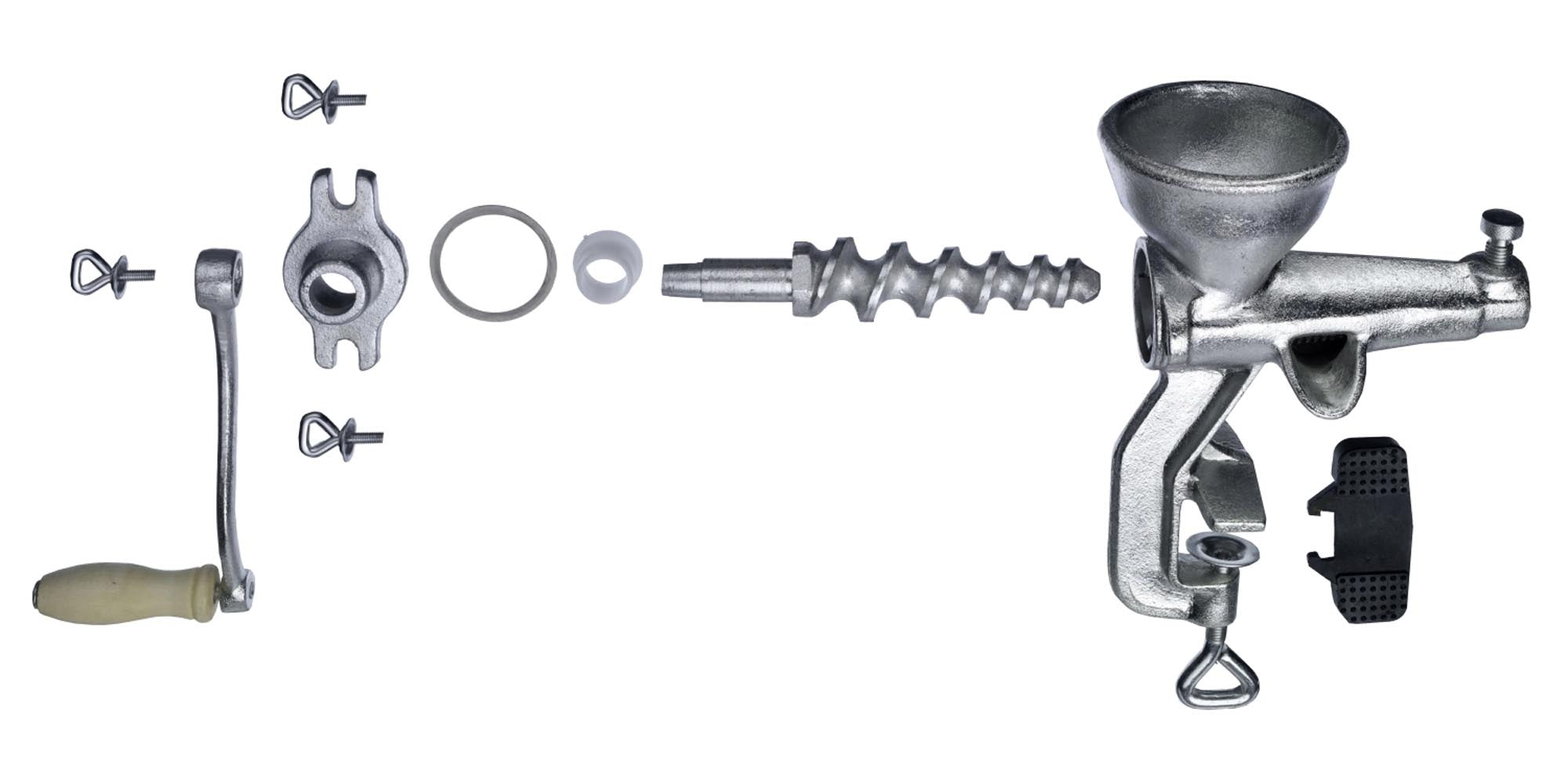 Saft- und Beerenpresse Starke Else, 29x10.5x43cm in Grau präsentiert im Onlineshop von KAQTU Design AG. Küchengerät ist von Westmark