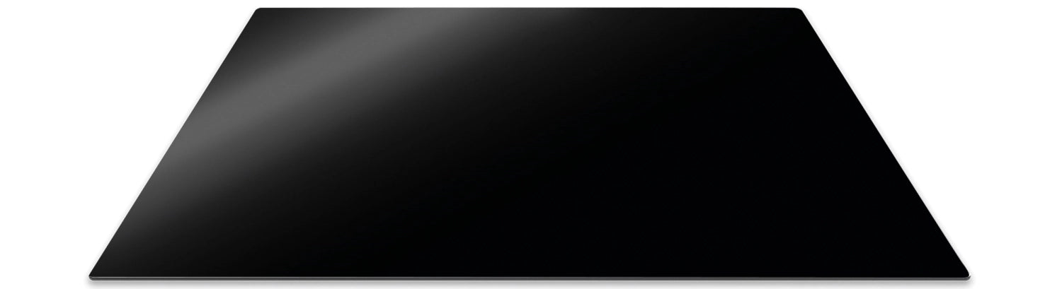 Pebbly Glaskeramik Abdeckung, schwarz, 57x50cm - KAQTU Design