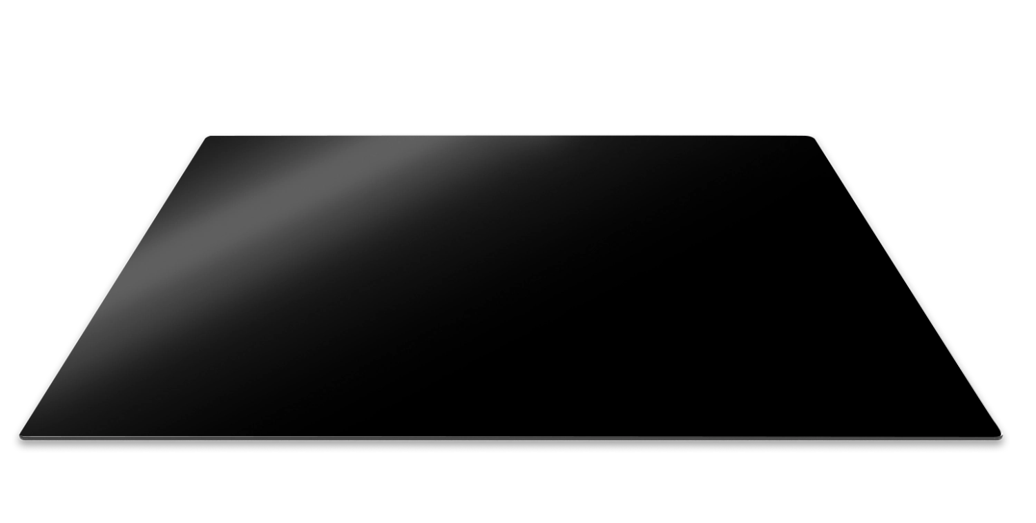 Pebbly Glaskeramik Abdeckung, schwarz, 57x50cm