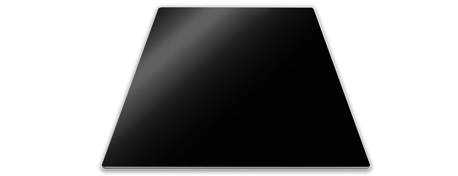 Pebbly Glaskeramik Abdeckung, schwarz, 50x28cm - KAQTU Design