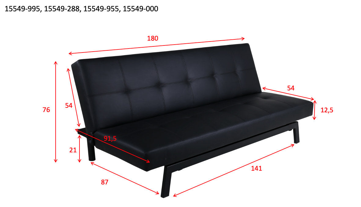 Bodil Sofa in Dunkelgrau präsentiert im Onlineshop von KAQTU Design AG. Bettsofa ist von Venture Home