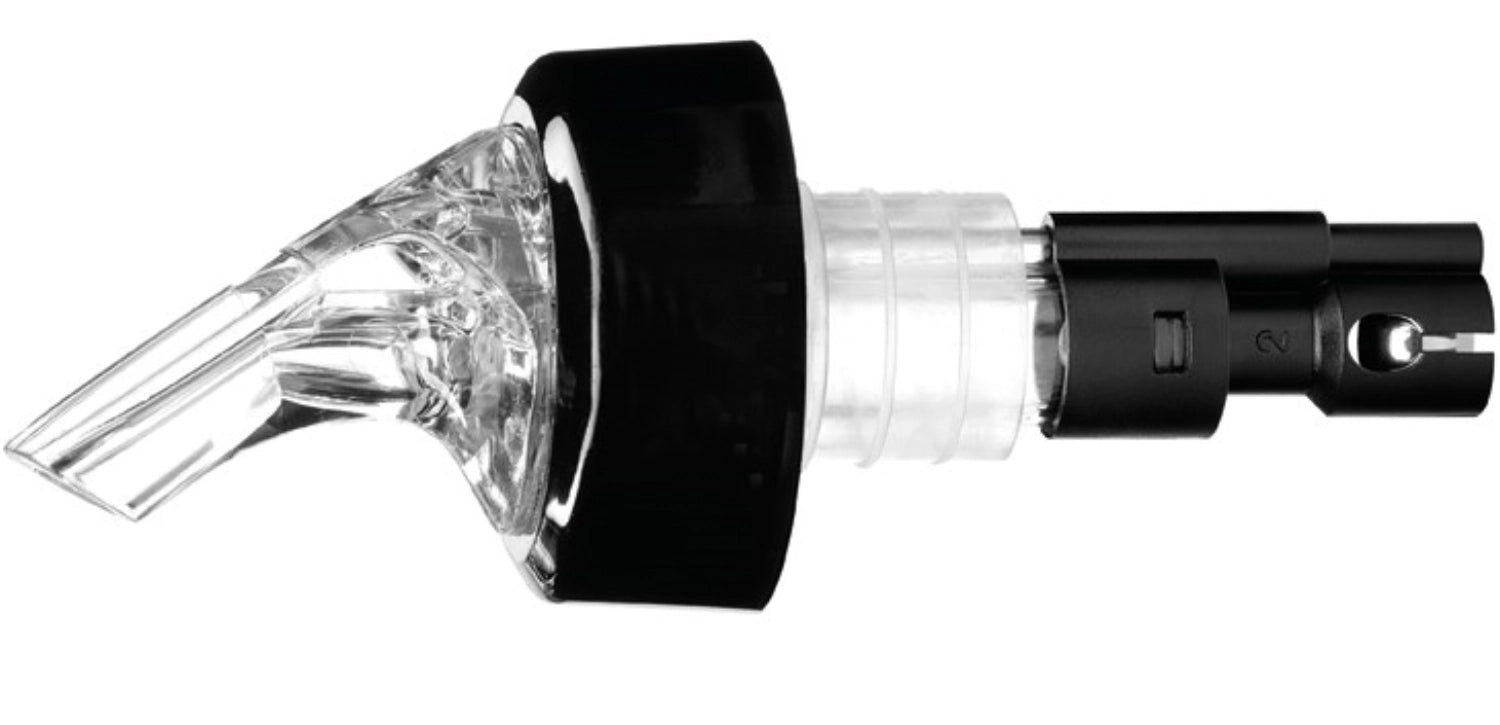 3 Stk. Posi Pour Dosierausgiesser bedruckt 4cl in Schwarz präsentiert im Onlineshop von KAQTU Design AG. Barzubehör ist von Westmark
