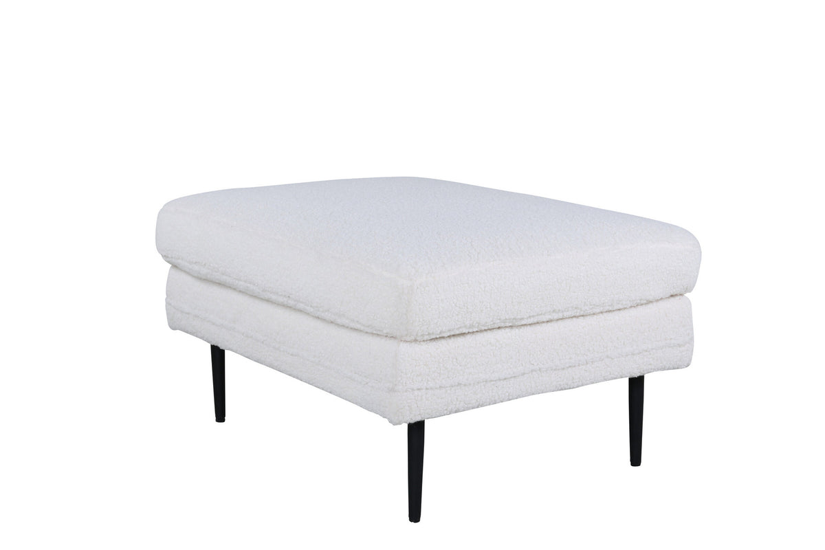Boom Ottoman / Pouf in Weiss präsentiert im Onlineshop von KAQTU Design AG. Ottoman ist von Venture Home