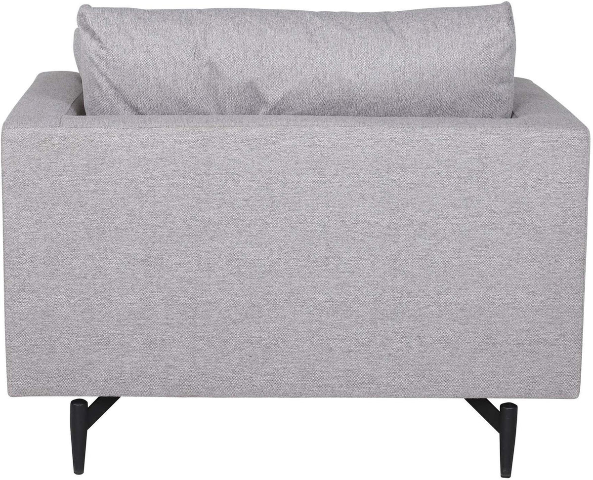 Sofia Sessel in Grau präsentiert im Onlineshop von KAQTU Design AG. Sessel mit Armlehnen ist von Venture Home