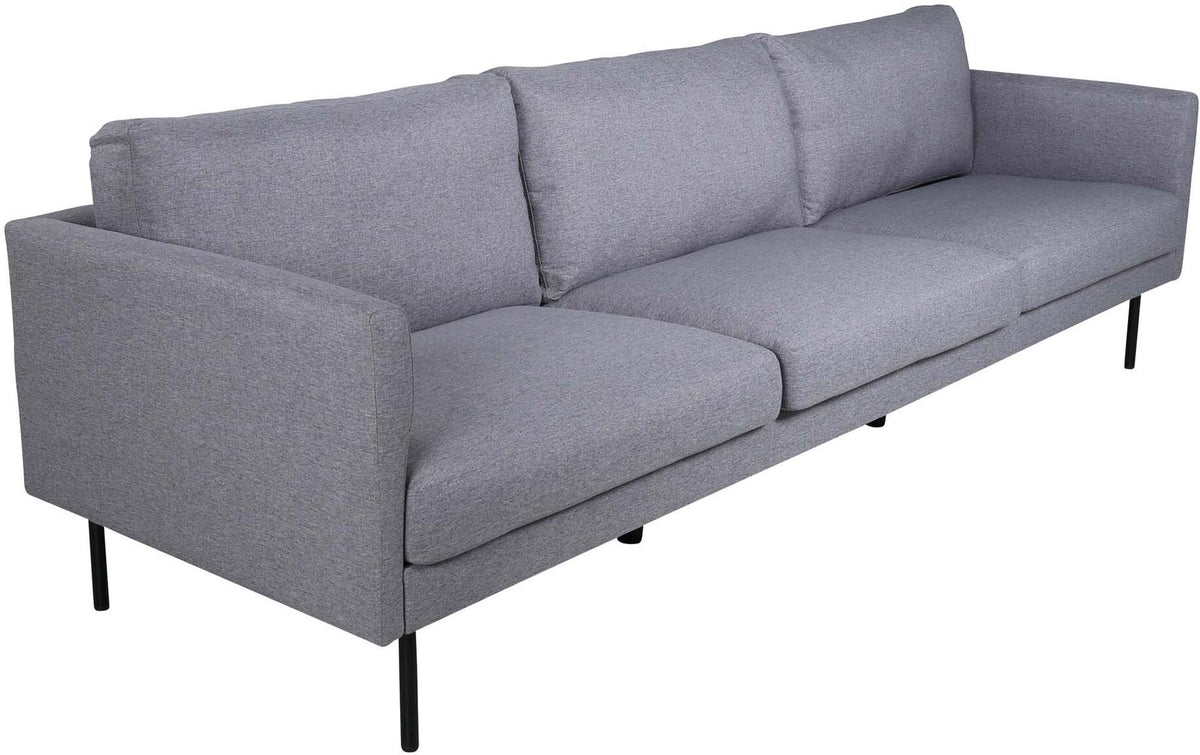 Zoom 3er Sofa in Grau präsentiert im Onlineshop von KAQTU Design AG. 3er Sofa ist von Venture Home