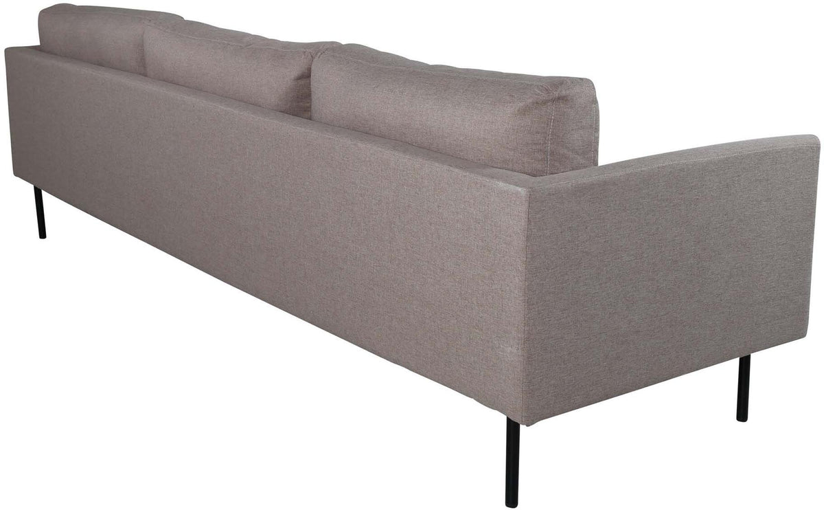 Zoom 3er Sofa in Braun präsentiert im Onlineshop von KAQTU Design AG. 3er Sofa ist von Venture Home