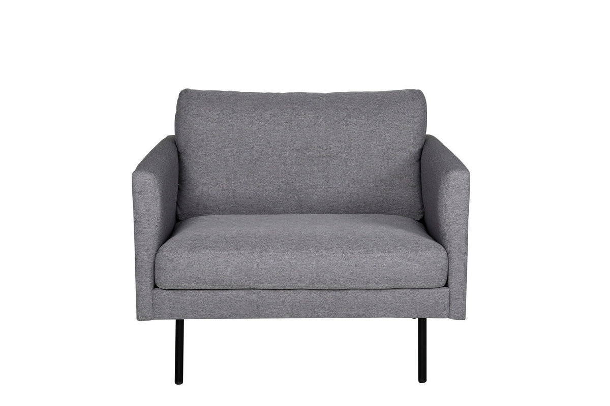 Zoom Sessel in Grau präsentiert im Onlineshop von KAQTU Design AG. Sessel mit Armlehnen ist von Venture Home