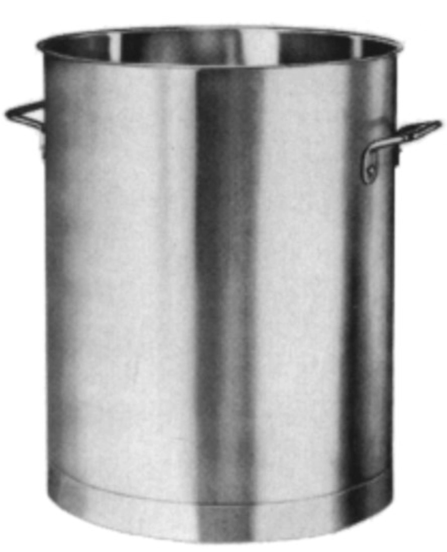 Hochwertiger 100l Behälter mit 45cm Durchmesser und 67cm Höhe, ideal für die Aufbewahrung in der Küche, ohne Deckel und mit stabilem Bodenreif.