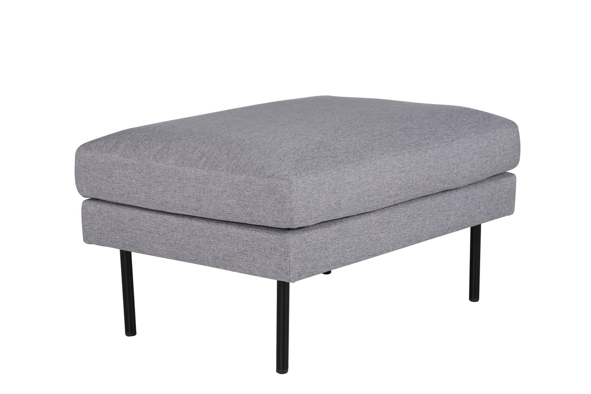 Zoom Ottoman / Pouf in Grau präsentiert im Onlineshop von KAQTU Design AG. Ottoman ist von Venture Home