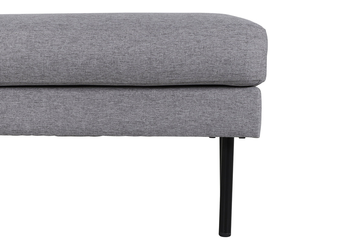 Zoom Ottoman / Pouf in Grau präsentiert im Onlineshop von KAQTU Design AG. Ottoman ist von Venture Home