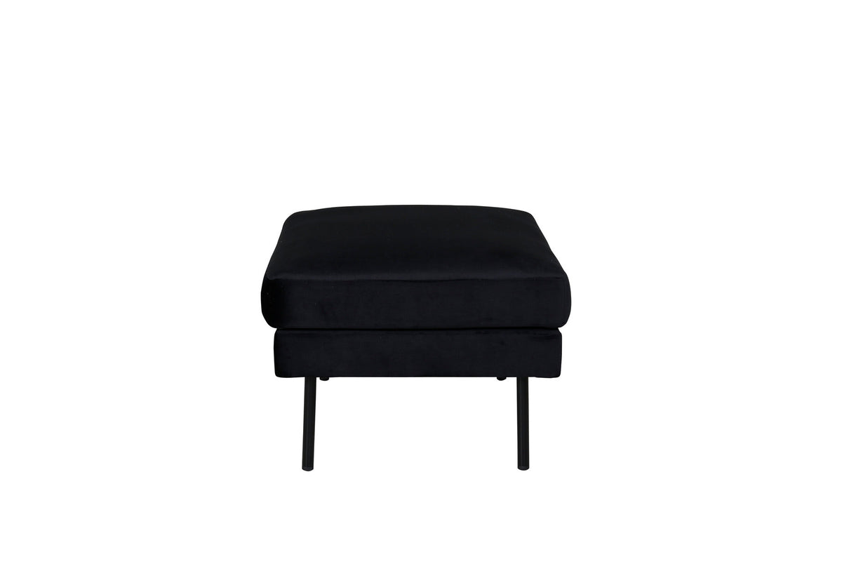 Zoom Ottoman / Pouf in Schwarz präsentiert im Onlineshop von KAQTU Design AG. Ottoman ist von Venture Home