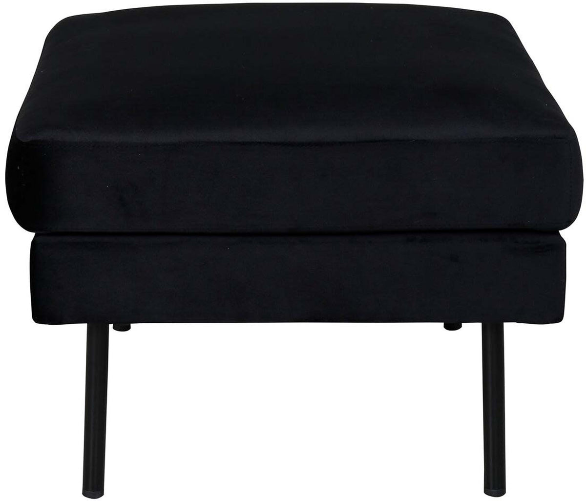 Zoom Ottoman / Pouf in Schwarz präsentiert im Onlineshop von KAQTU Design AG. Ottoman ist von Venture Home