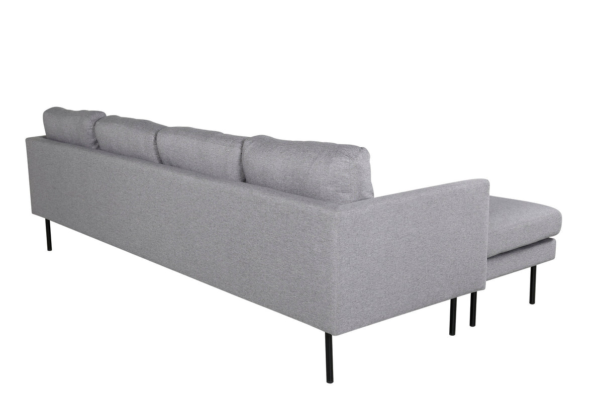 Zoom U-Sofa in Grau präsentiert im Onlineshop von KAQTU Design AG. L-Sofa rechts ist von Venture Home