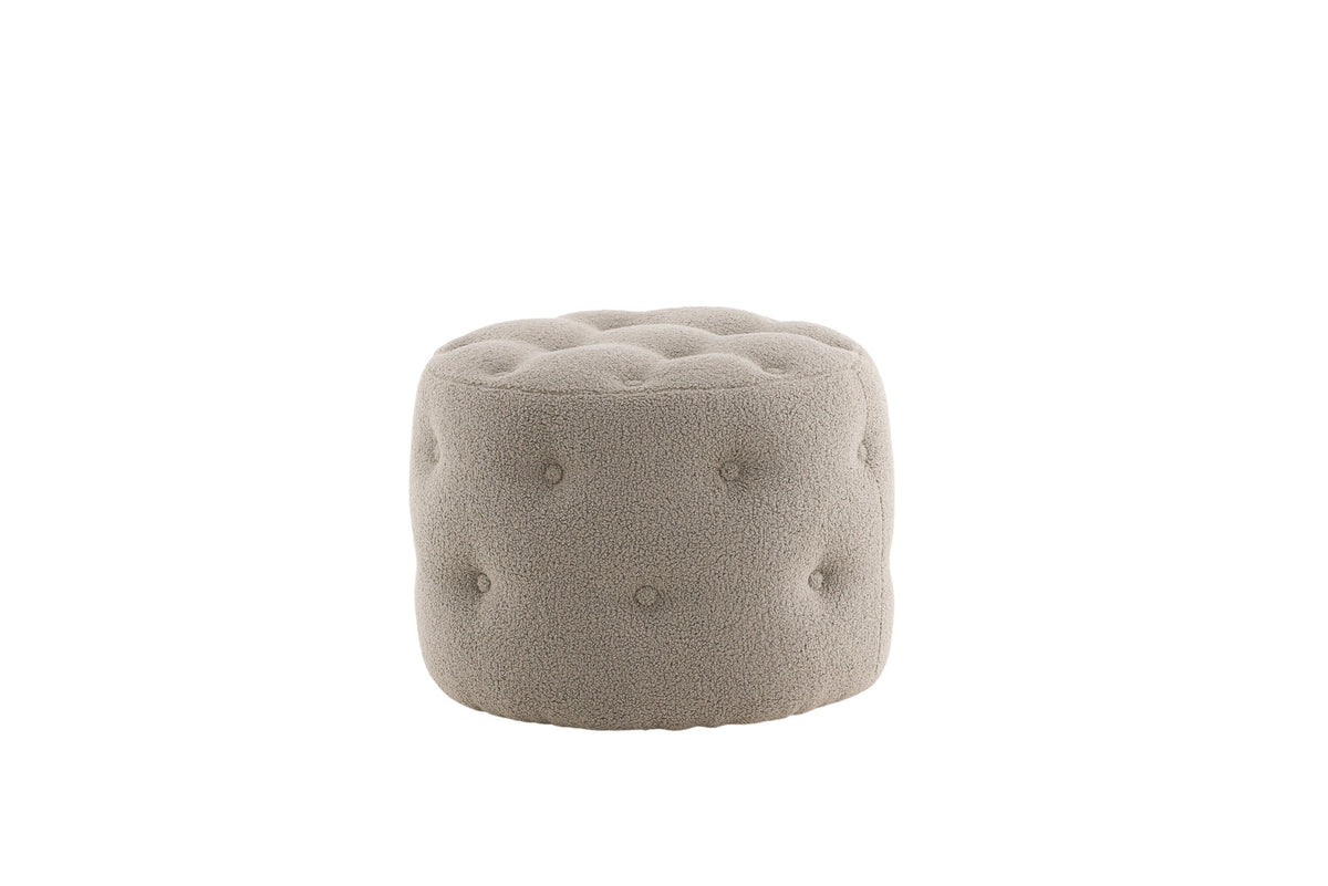 Benjamin Ottoman / Pouf in Greige präsentiert im Onlineshop von KAQTU Design AG. Pouf ist von Venture Home