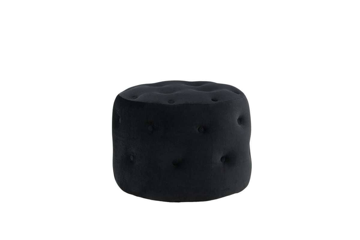 Benjamin Ottoman / Pouf in Schwarz präsentiert im Onlineshop von KAQTU Design AG. Pouf ist von Venture Home